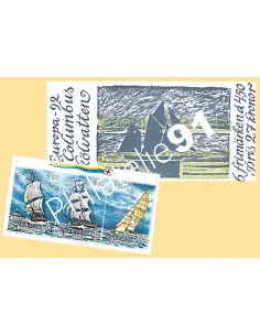 Suède, Carnet n° 1691, EUROPA 1992, Collection timbres Europe