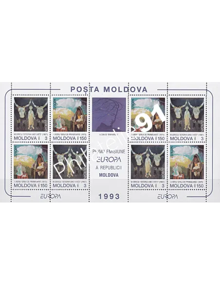 Moldavie, BF n° 5, EUROPA 1993, Collection timbres Europe