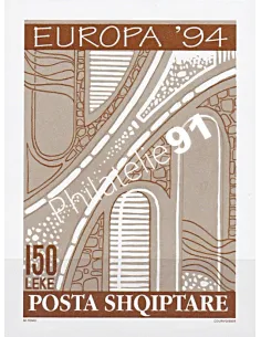 ALBANIE, BF n° 77, EUROPA 1994, Collection timbres Europe