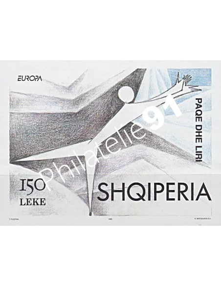 ALBANIE, BF n° 80, EUROPA 1995, Collection timbres Europe