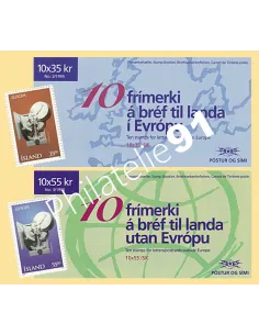 Islande, Carnet n° 777 et 778, EUROPA 1995, Collection timbres Europe