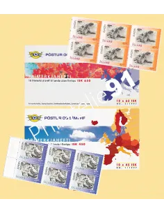 Islande, Carnet n° 825 et 826, EUROPA 1997, Collection timbres Europe