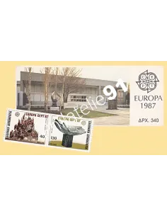 Grèce, Carnet n° 1634, EUROPA 1987, Collection timbres Europe