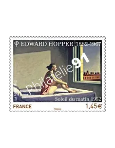 timbre de France n° 4633 - Edward Hopper : "Soleil du matin"