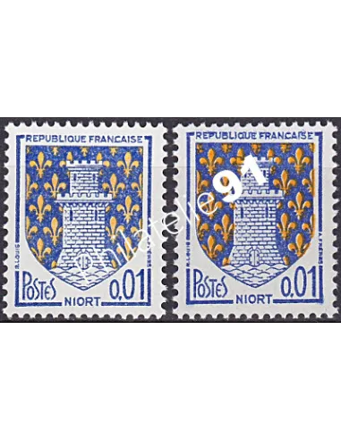 Variété sur n° 1351A, Collection timbres France