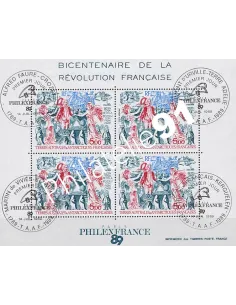 TAAF, Bloc-Feuillet n° 1, collection timbres Dom-Tom