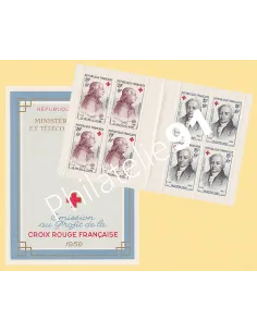 Carnet Croix-Rouge n° 2008, année 1959, collection timbres France