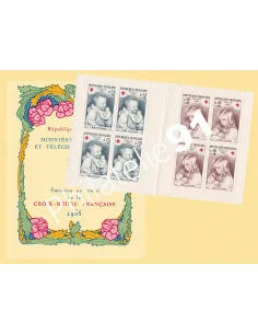 Carnet Croix-Rouge n° 2014, année 1965, collection timbres France