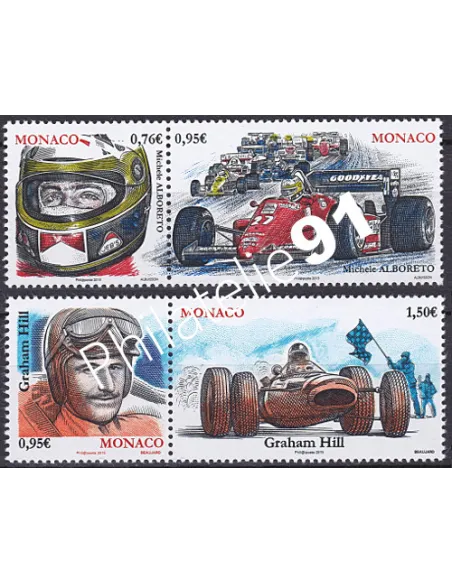 MONACO n° 2966 à 2969,Collection timbres Monaco