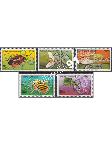 Turquie, n° 2370 à 2374, collection timbre Europe