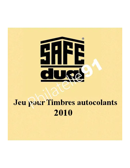 Jeu SAFE-dual  Timbre adhésif d'entreprise 2010, matériel philatélique