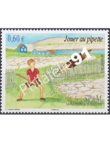 Timbre de Saint-Pierre et Miquelon n° 1052, Collection dom tom