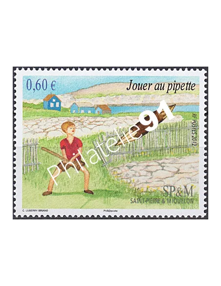 Timbre de Saint-Pierre et Miquelon n° 1052, Collection dom tom