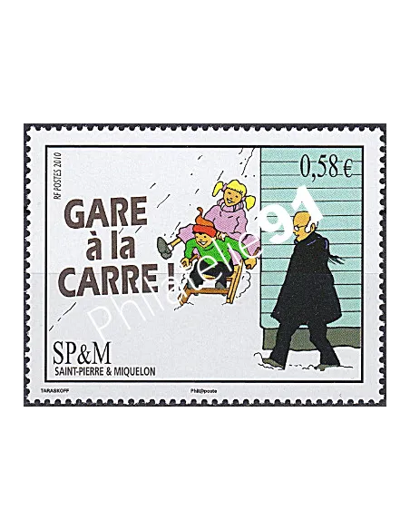 Timbre de Saint-Pierre et Miquelon n° 958, collection dom tom