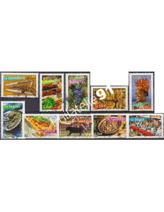 Timbre n° 3646 à 3655  oblitéré, Collection timbres France