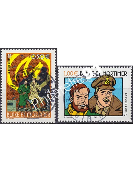 Timbre n° 3669 à 3670 oblitéré, Collection timbres France