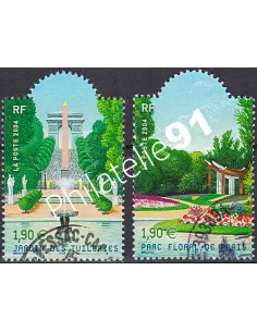 Timbre n° 3673 à 3674  oblitéré, Collection timbres France