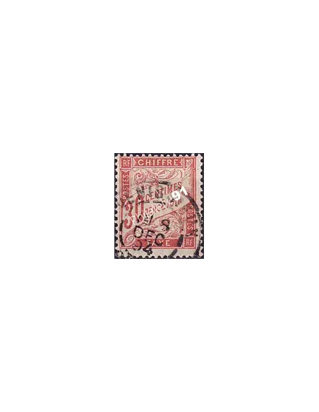 Timbre-taxe n°   34 oblitéré - Type Duval - Belle oblitération (Rare) (250423-12)