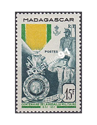 Madagascar n° 321, timbres colonies Françaises