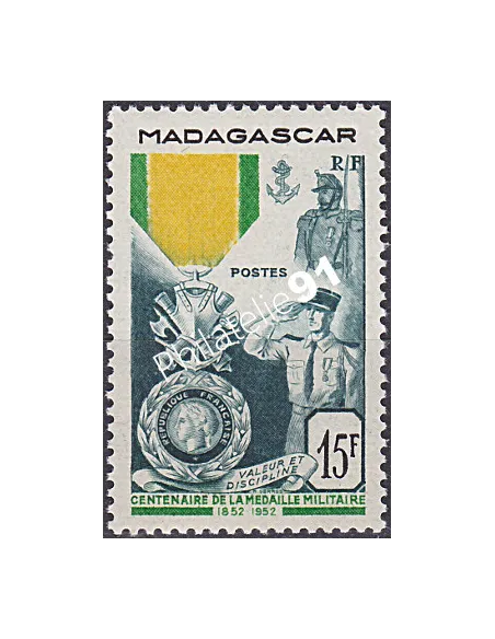 Madagascar n° 321, timbres colonies Françaises