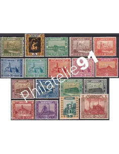 SARRE, n° 83 à 100, collection timbres colonies