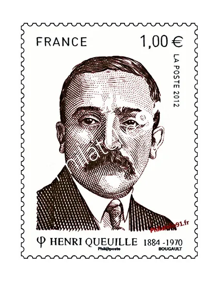 timbre de France n° 4635 - Henri Queuille, homme politique français