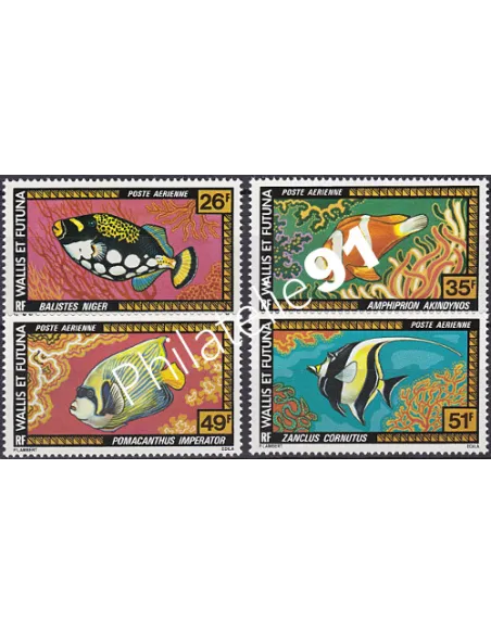 WALLIS ET FUTUNA PA n° 76 à 79, collection timbres Dom-Tom
