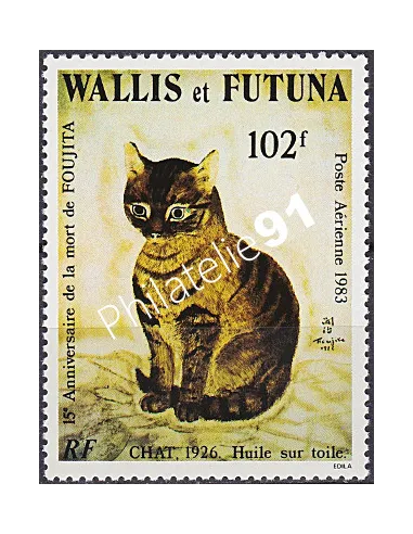 WALLIS ET FUTUNA PA n° 125, chat,collection timbres Dom-Tom