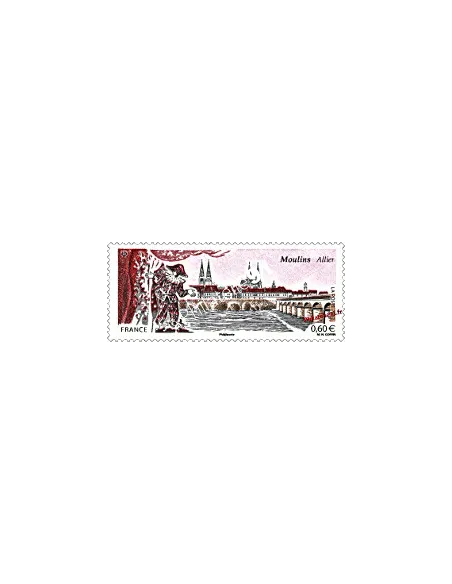 timbre de France n° 4636 - Moulins (Allier)