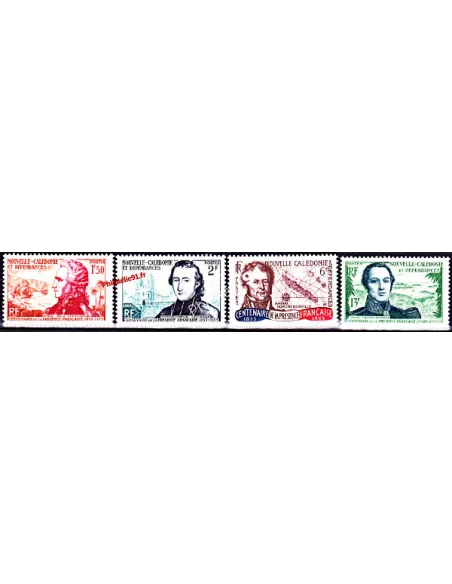 timbres de Nouvelle-Calédonie n° 280 à 283, timbre colonies Francaises