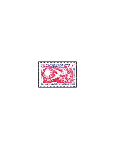Nouvelle Calédonie n° 290, Droits de l'Homme, timbres des colonies