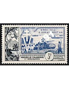 NOUVELLE CALEDONIE PA n°65, Libération, timbres des colonies francaise