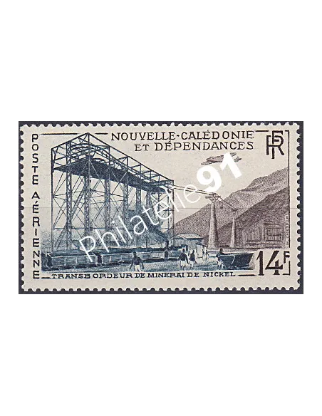 NOUVELLE CALEDONIE PA n°66, timbres des colonies francaise