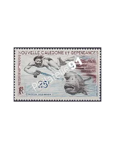 NOUVELLE CALEDONIE PA n°69, Chasseur sous-marin, timbre des colonies