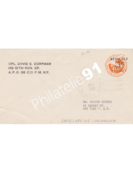 États-Unis, Entier Postal de l'OTAN, Collection lettre Monde