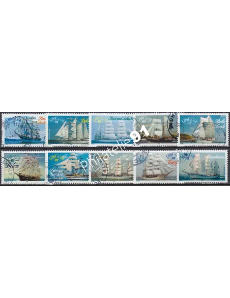 Timbre n° 3269 à 3278  oblitéré, Collection timbres France