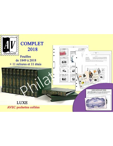 AV Éditions LUXE FRANCE de 1849 à 2024, matériel philatélie