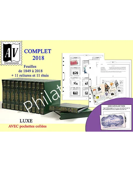 AV Éditions LUXE FRANCE de 1849 à 2024, matériel philatélie