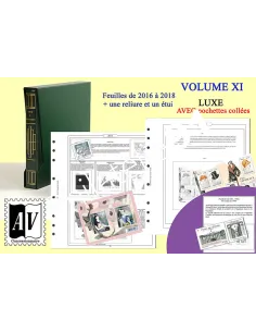 AV - France - Volume 11 - de 2016 à 2018 - Jeu Luxe + Reliure + étui