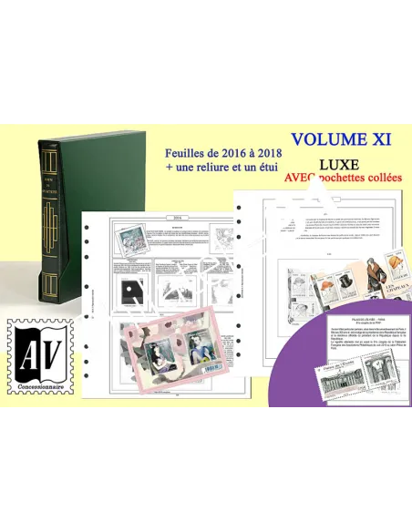 AV - France - Volume 11 - de 2016 à 2018 - Jeu Luxe + Reliure + étui