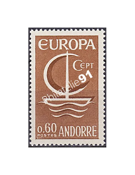 Timbre d'Andorre Français n° 178, Collection timbres Europe