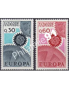 Andorre Français, n° 179 à 180, europa, collection timbres Europe