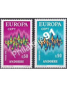 Andorre Français, n° 217 à 218, collection timbres Europe