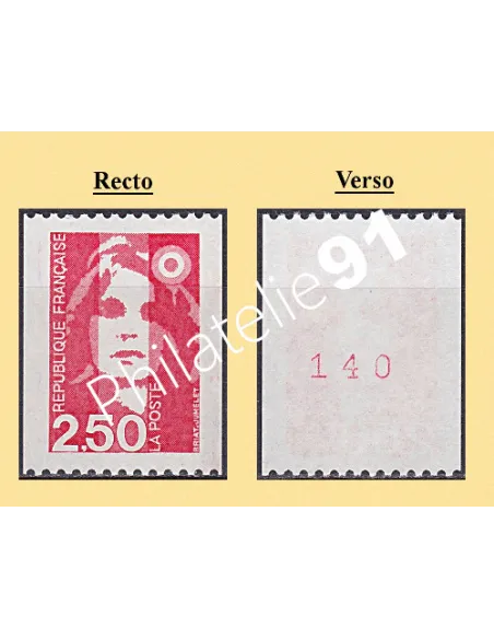Timbre n° 2719a,Type Marianne, collection timbres France