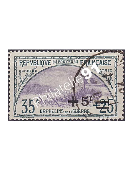 Timbre n° 166 oblitéré,collection timbres France