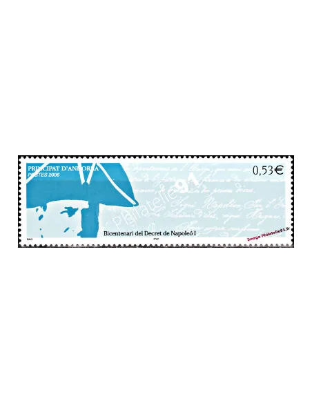 Timbre d'Andorre Français n° 625 - Thématique: Napoléon