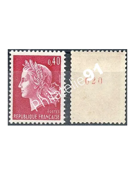 timbre n° 1536Bc, Type Marianne de Cheffer,  collection timbres France