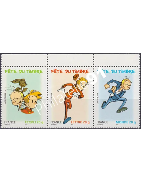 Timbre n° T3877a,Triptyque de carnet,collection timbres France