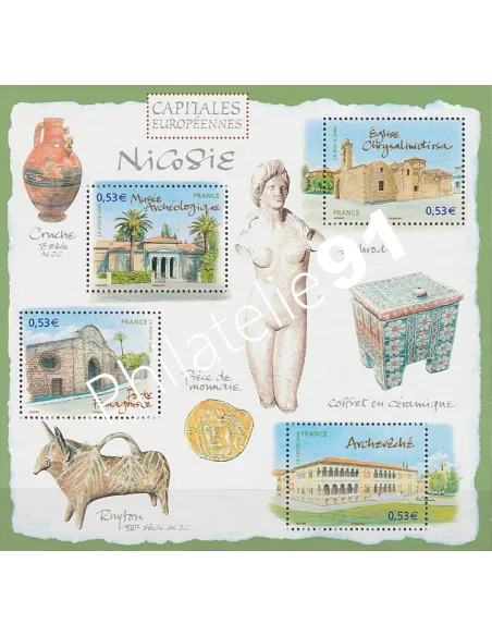 bloc Feuillet n° 101, collection timbres France