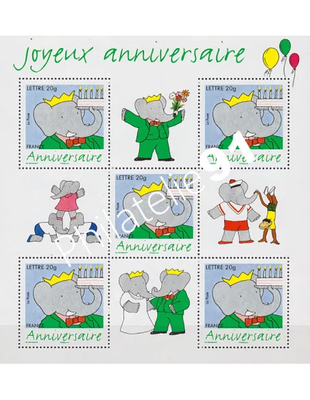 bloc Feuillet n° 100, collection timbres France